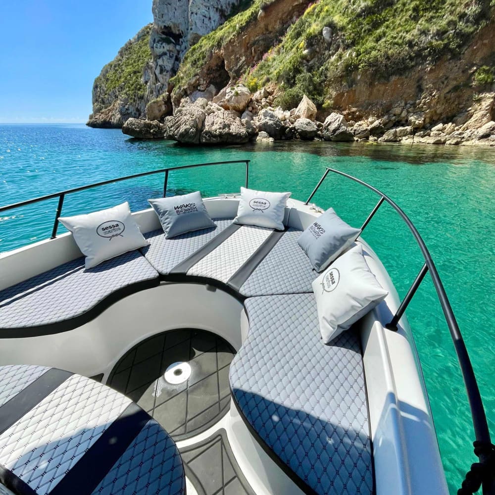 Full day of sea caves and crystal clear waters.