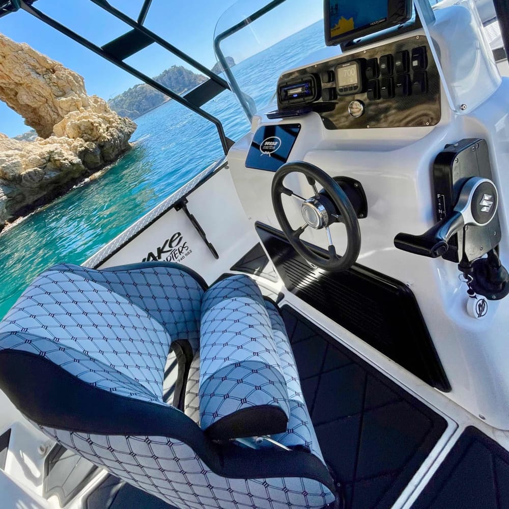 Full day of sea caves and crystal clear waters.