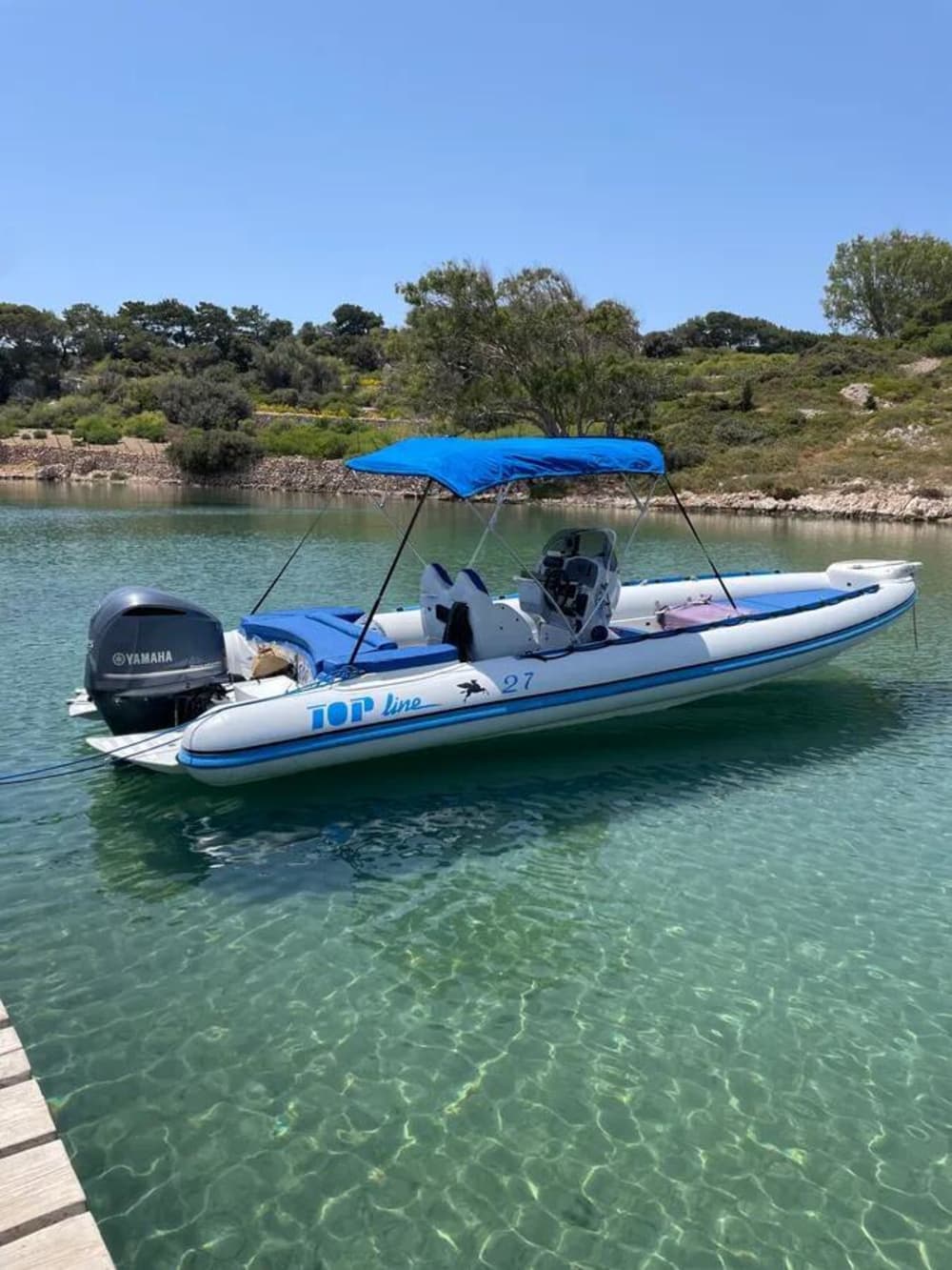 Privé boottocht rond Patmos op een motorboot.