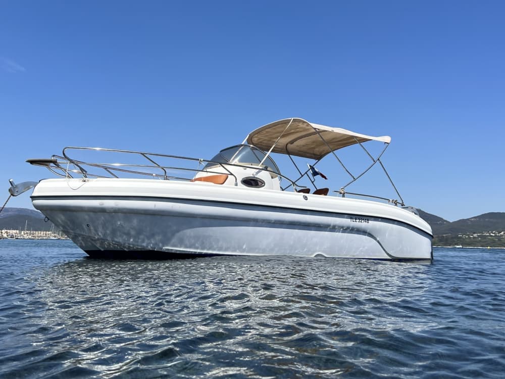 Aprovecha cada momento: Un día completo de sol alrededor de Sainte-Maxime en lancha motora.