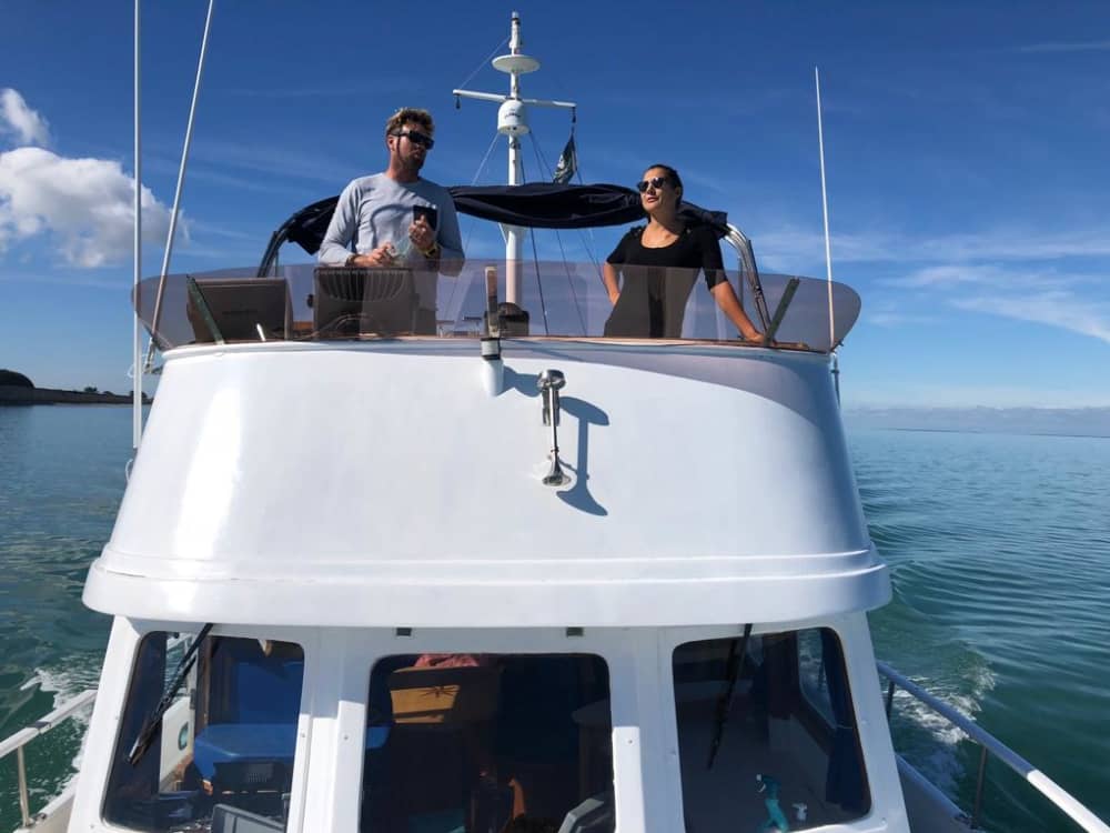 Ontspan in Argelès-sur-Mer: 9 uur zon op een motorboot.