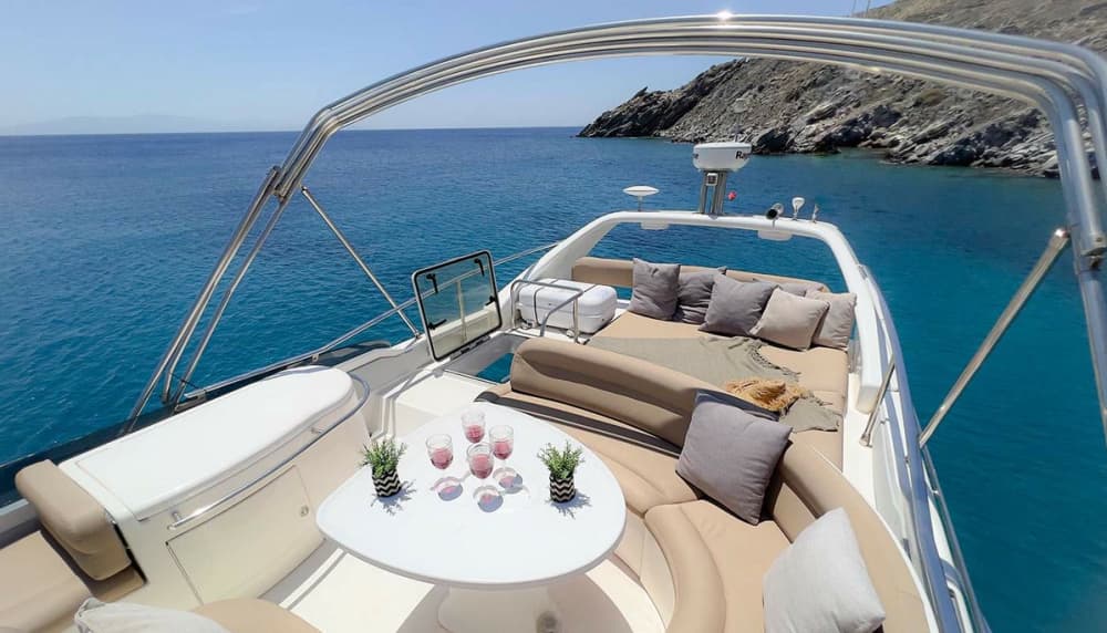 Full Day Private Cruise South Coast or Delos & Rhenia (Azimut 58ft)