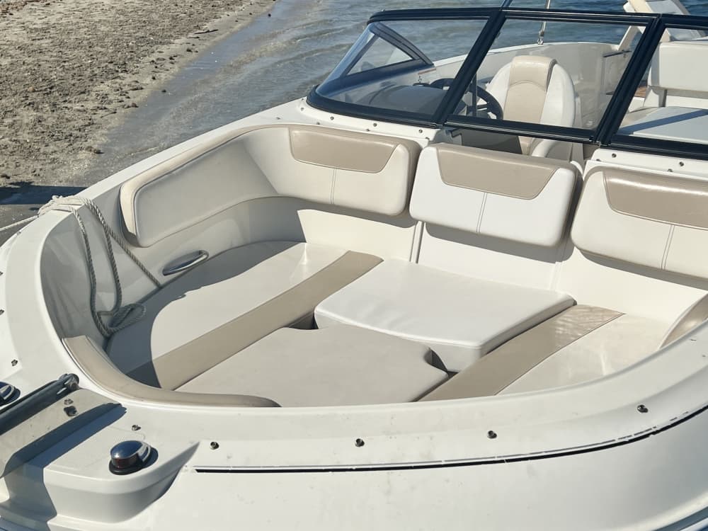 Um dia em La Manga, num barco a motor.