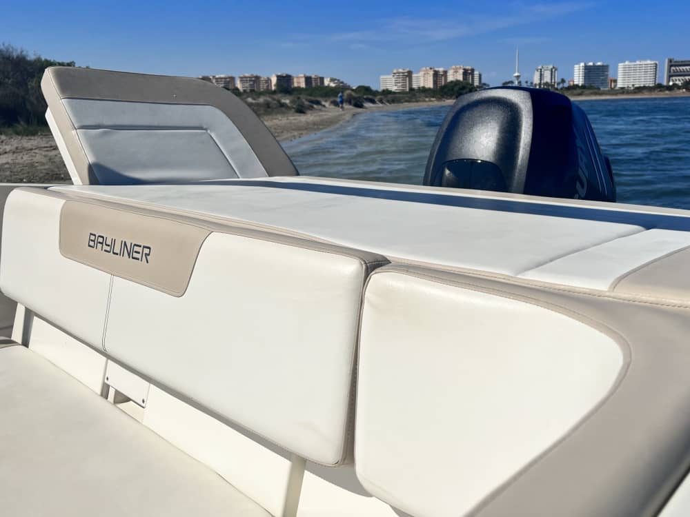 Um dia em La Manga, num barco a motor.