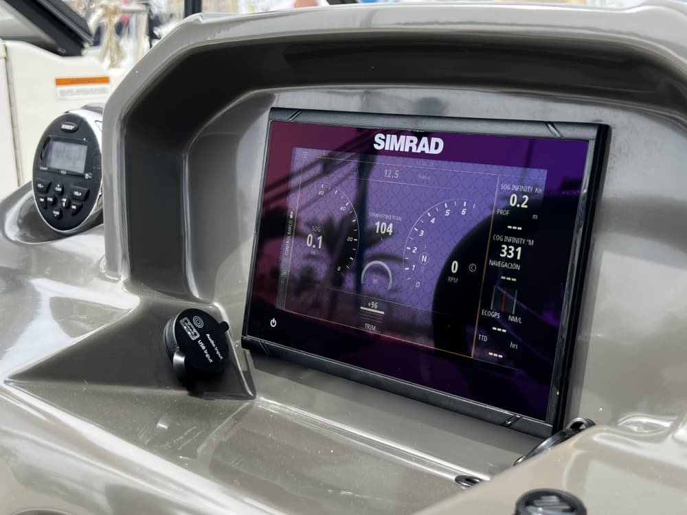 Um dia em La Manga, num barco a motor.