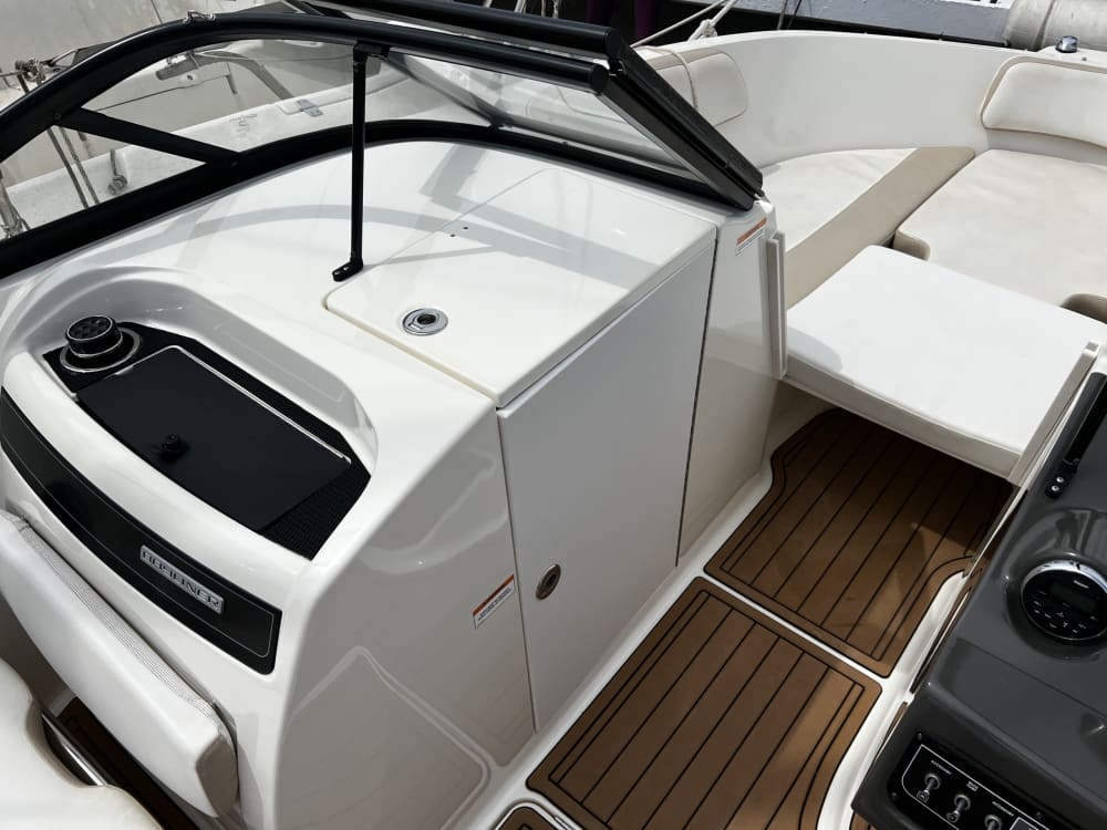 Um dia em La Manga, num barco a motor.