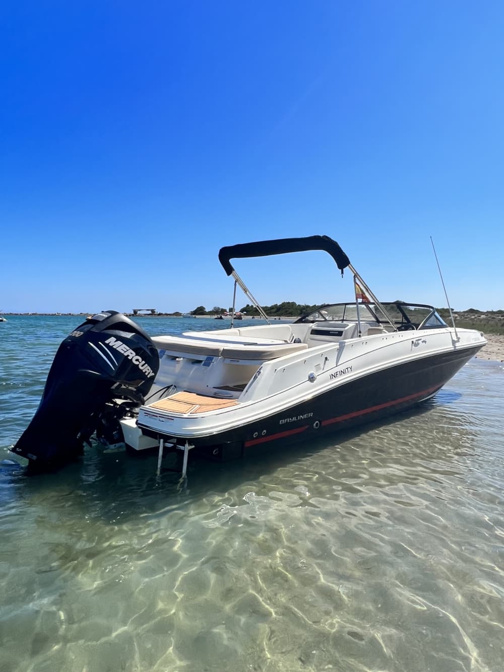 Um dia em La Manga, num barco a motor.