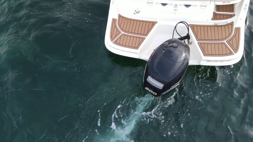 Um dia em La Manga, num barco a motor.