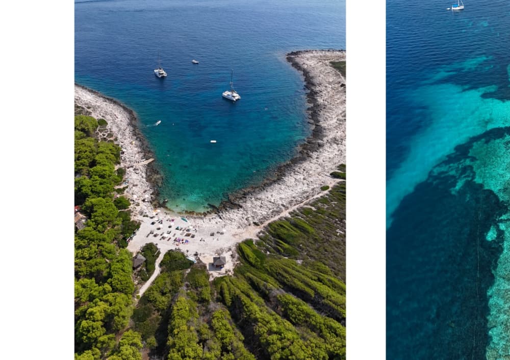 6-godzinna wycieczka do Czerwonych Skał i Wysp Paklińskich z Hvaru