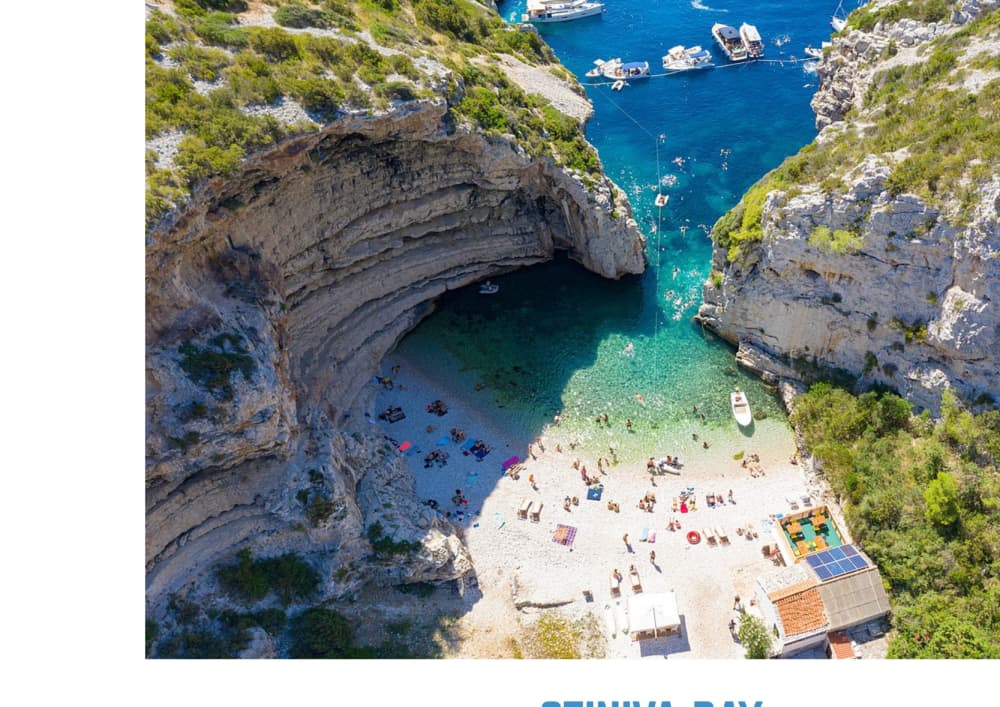 Passeio de barco de 8 horas em Hvar até as deslumbrantes cavernas marinhas