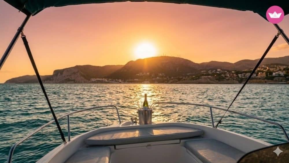 Enjoy a drink while watching the best sunset in the Mediterranean.
