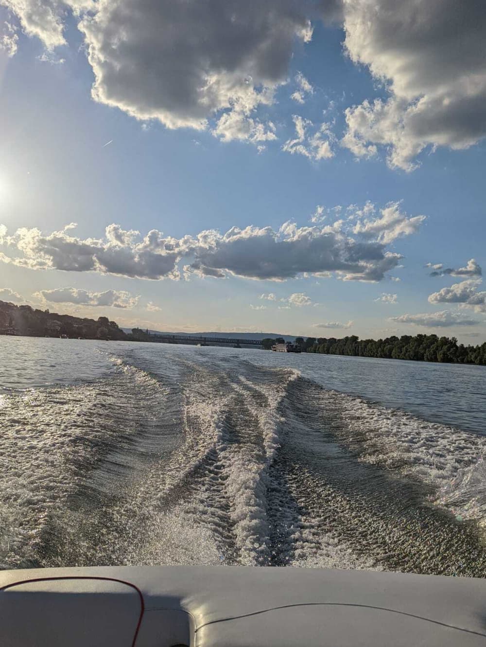 Vive para las olas: Una escapada de medio día en Maguncia a bordo de una lancha motora.