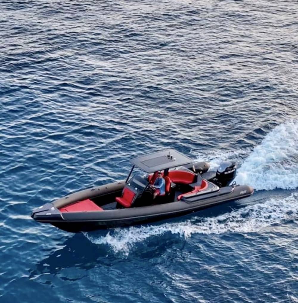 White, blue, and divine: A full day on a motorboat