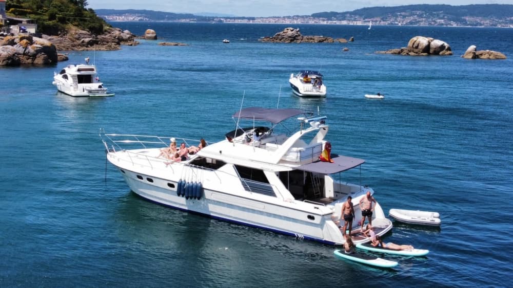 9 horas de sol y aguas turquesas alrededor de Sanxenxo.