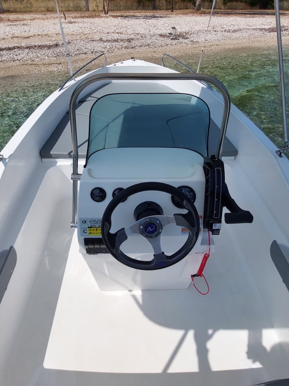 Un día en Cefalonia en una lancha motora