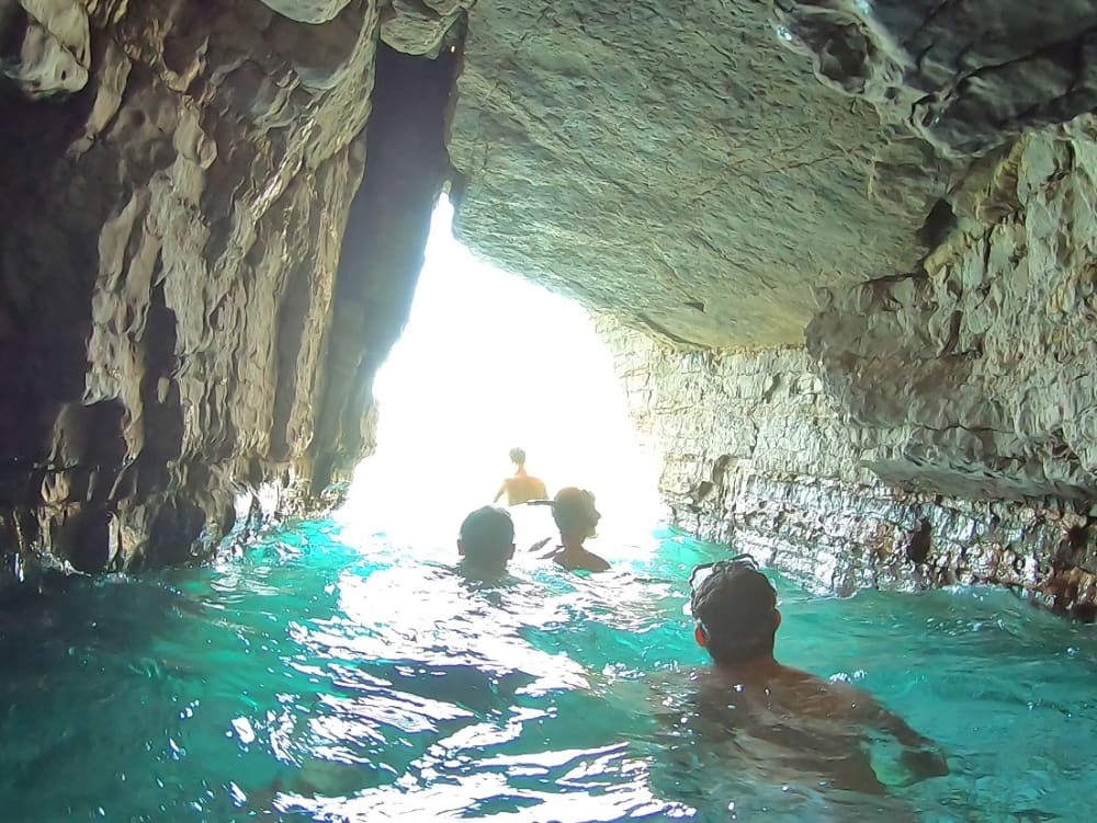 Private boat trip around Budva on a motorboat