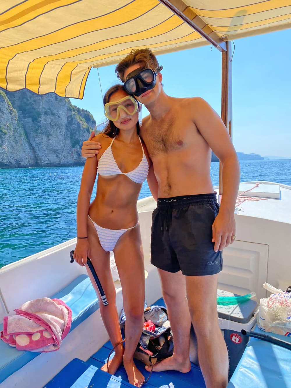 Private boat trip around Budva on a motorboat