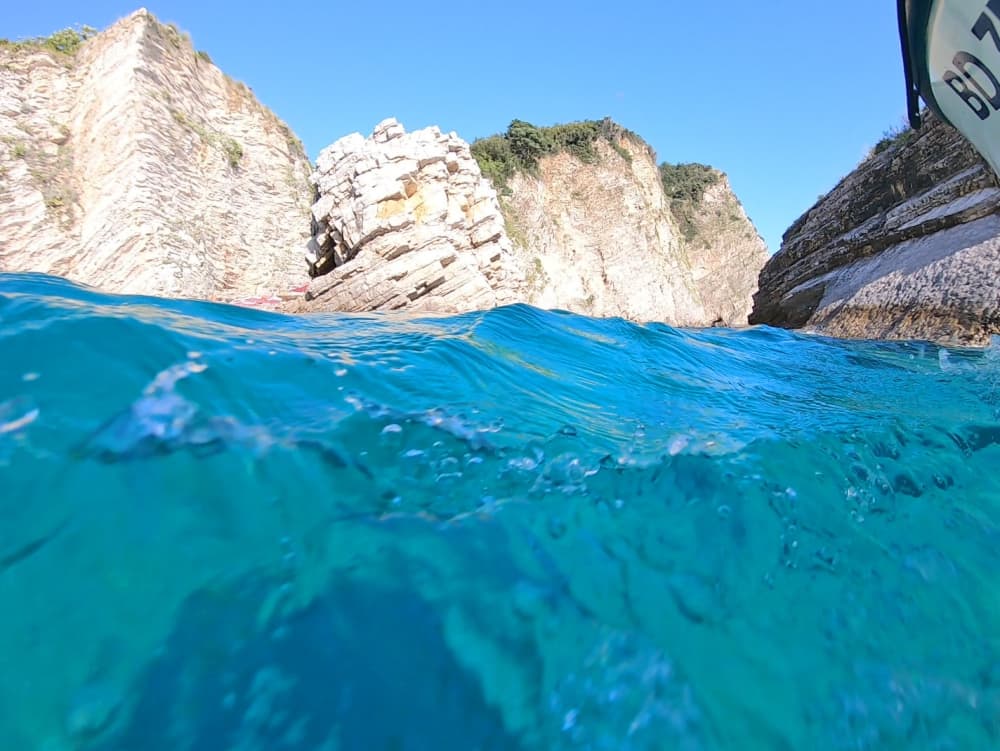 Private boat trip around Budva on a motorboat