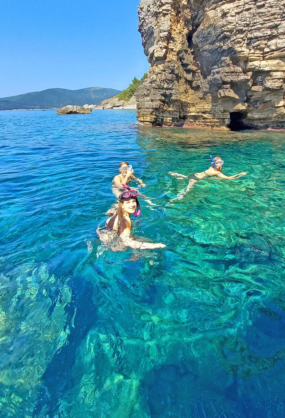Private boat trip around Budva on a motorboat