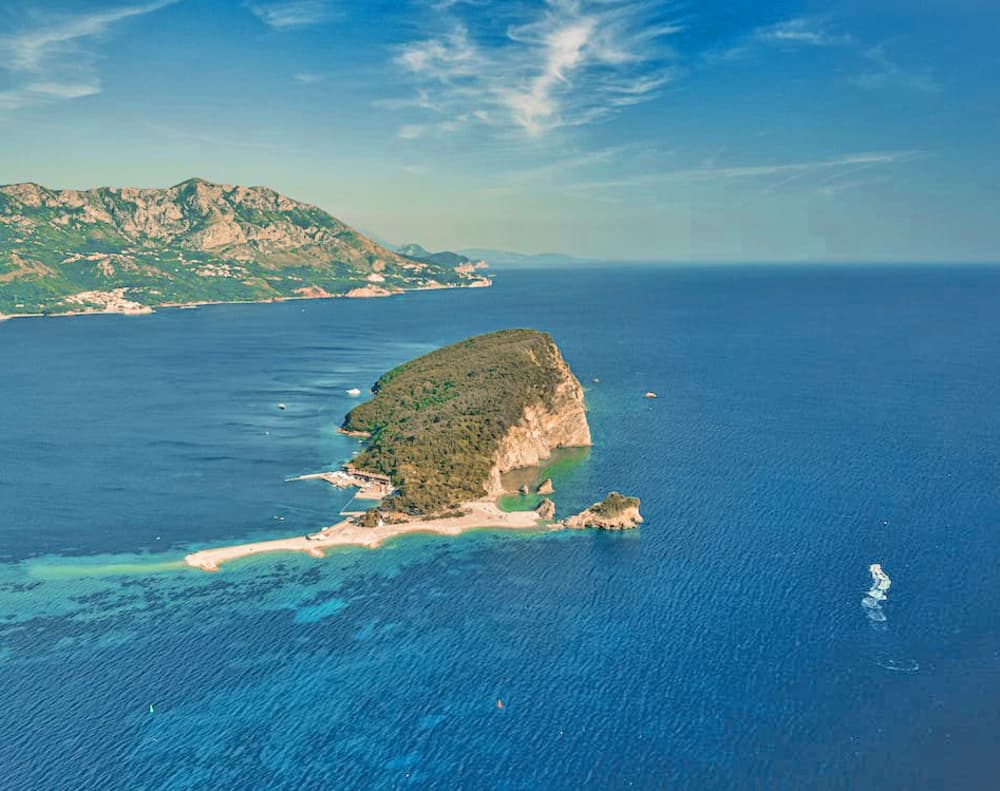 Private boat trip around Budva on a motorboat