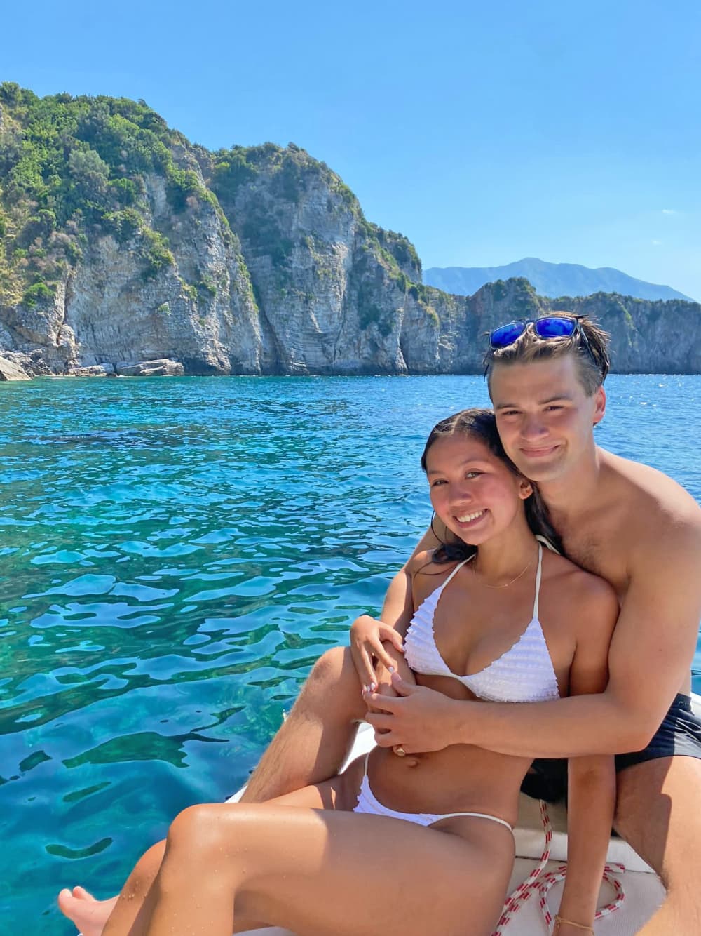 Private boat trip around Budva on a motorboat