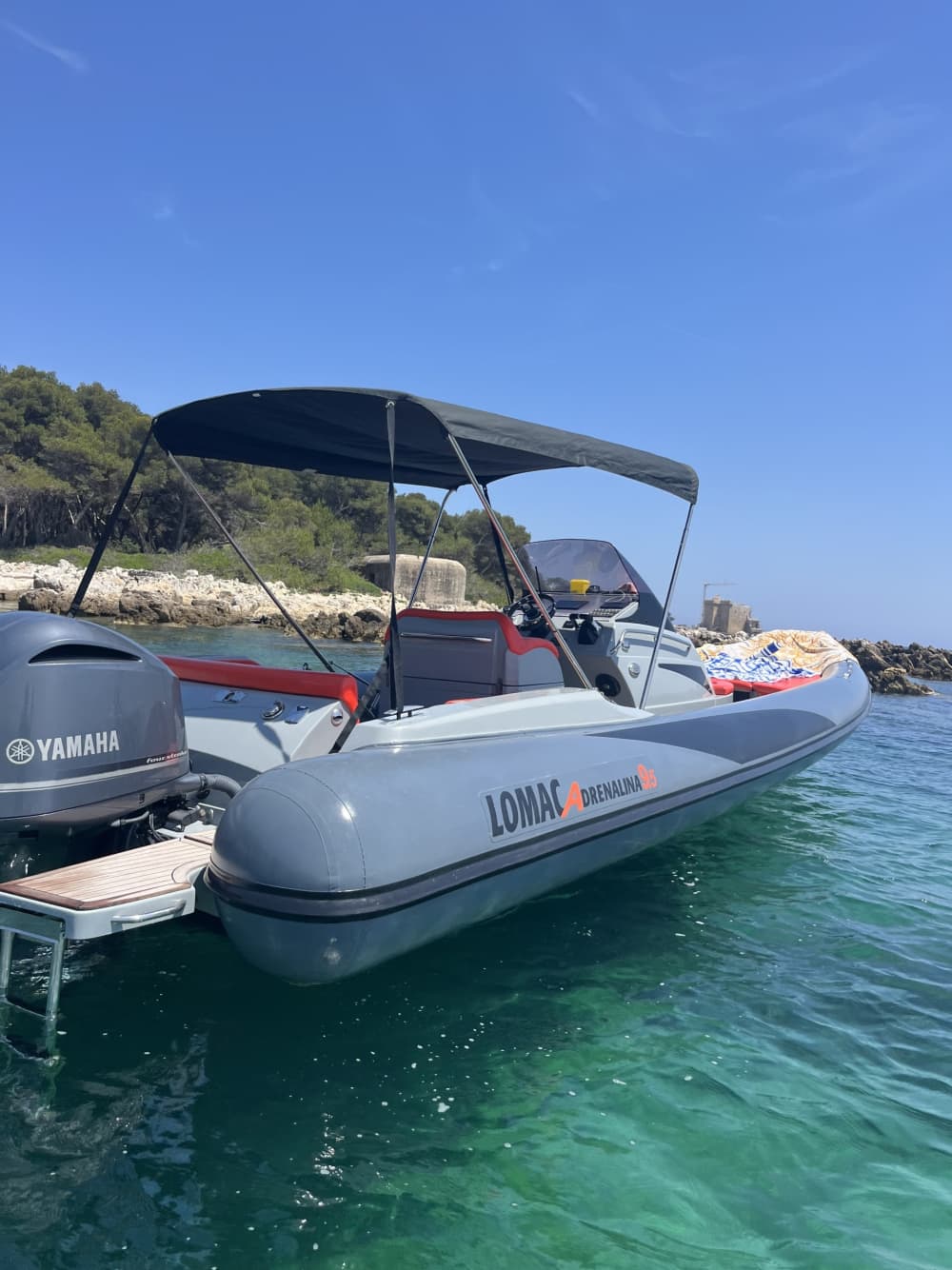 Enjoy 7h30 on a motorboat in Golfe Juan
