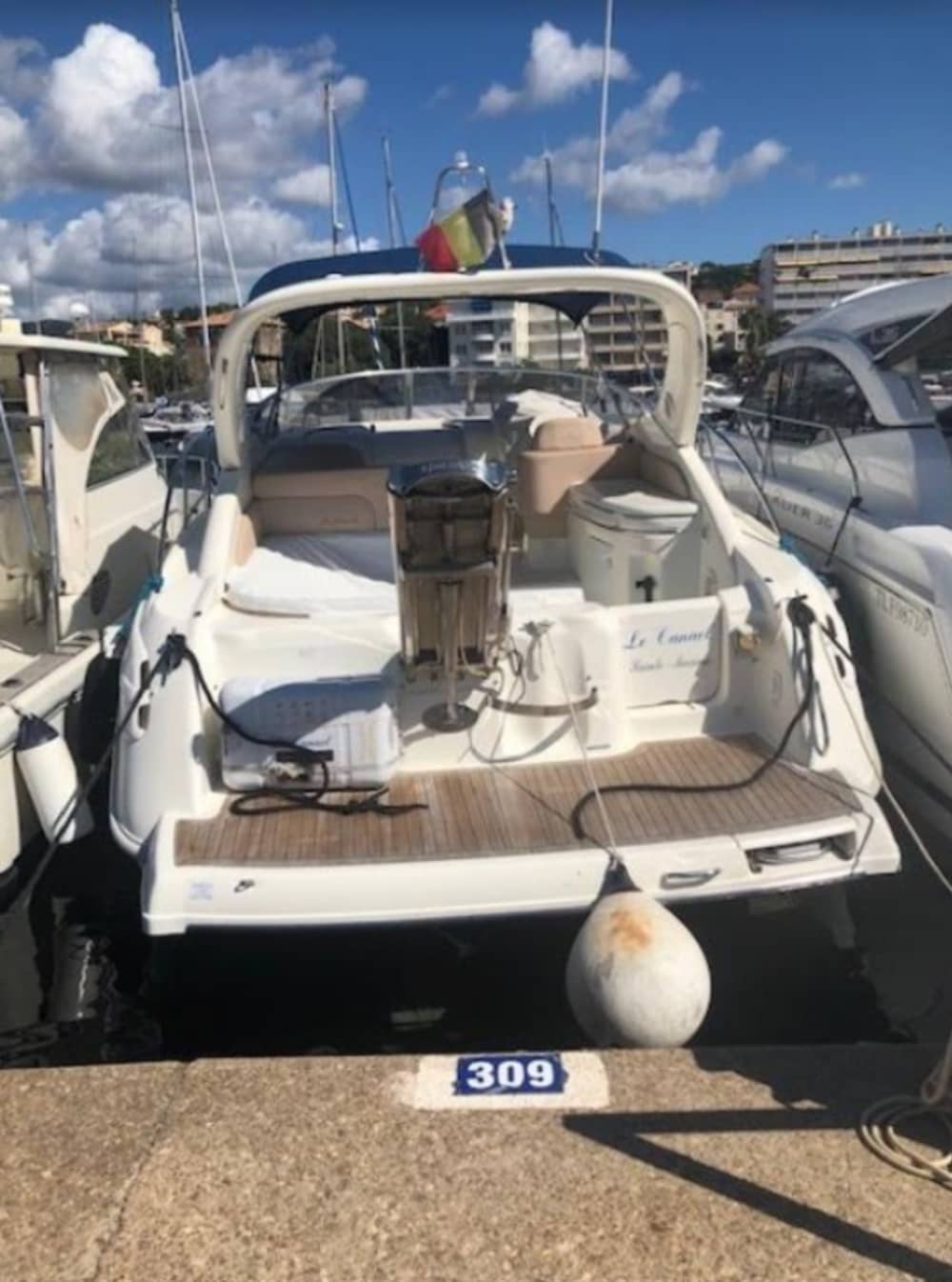 3 Stunden 45 Minuten, um Sainte-Maxime mit dem Motorboot zu entdecken