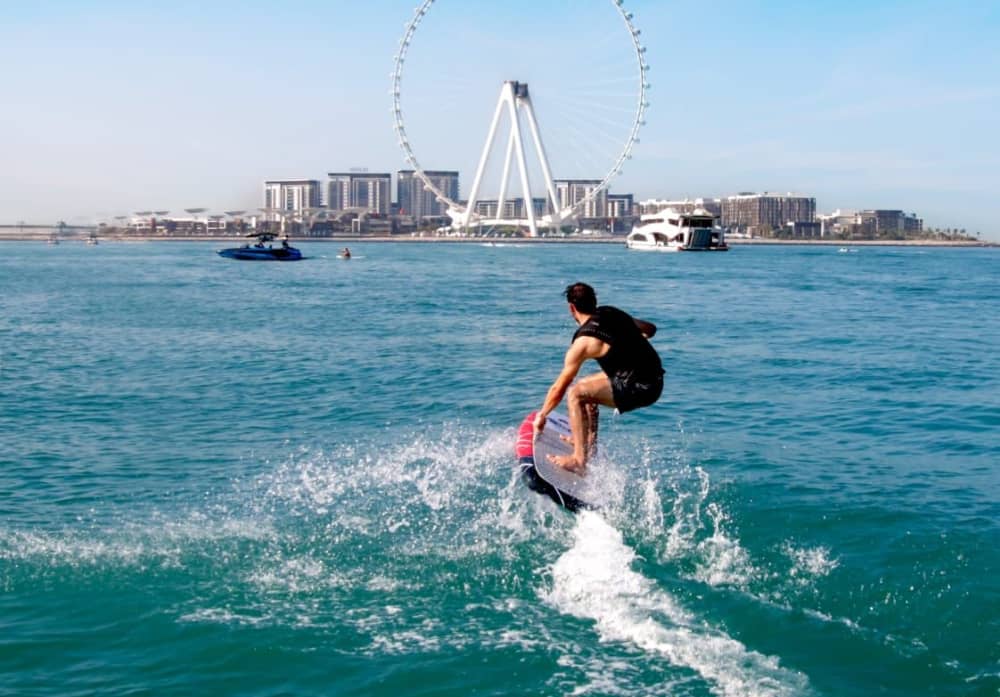 One-Day 8 Hours Luxury Azimuth Yacht Rental in Dubai with Free Jet Ski