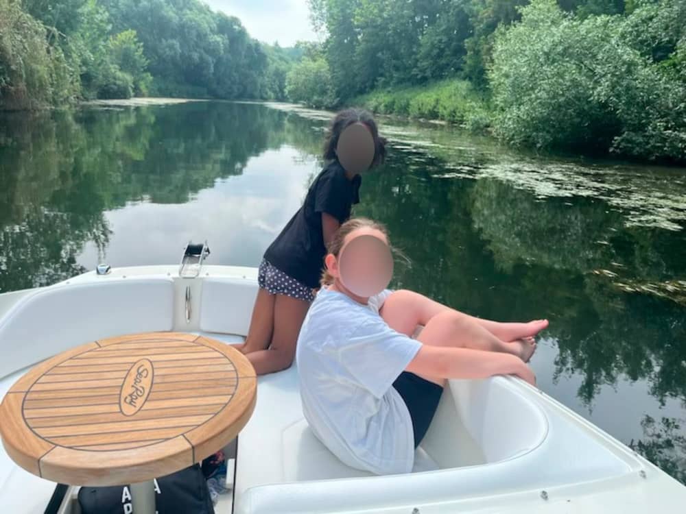 Picnic a Villennes-sur-Seine a bordo della Joio