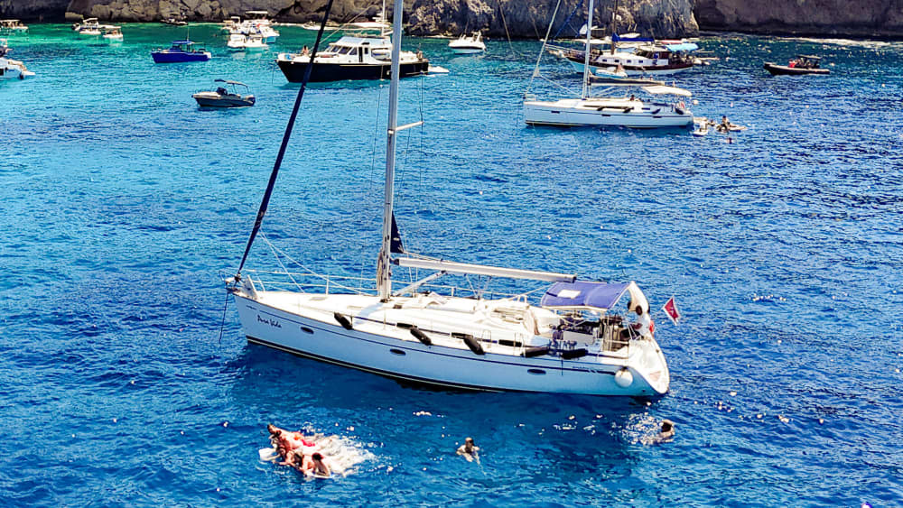 Day Trip to Comino, Blue Lagoon, Crystal Lagoon and Caves