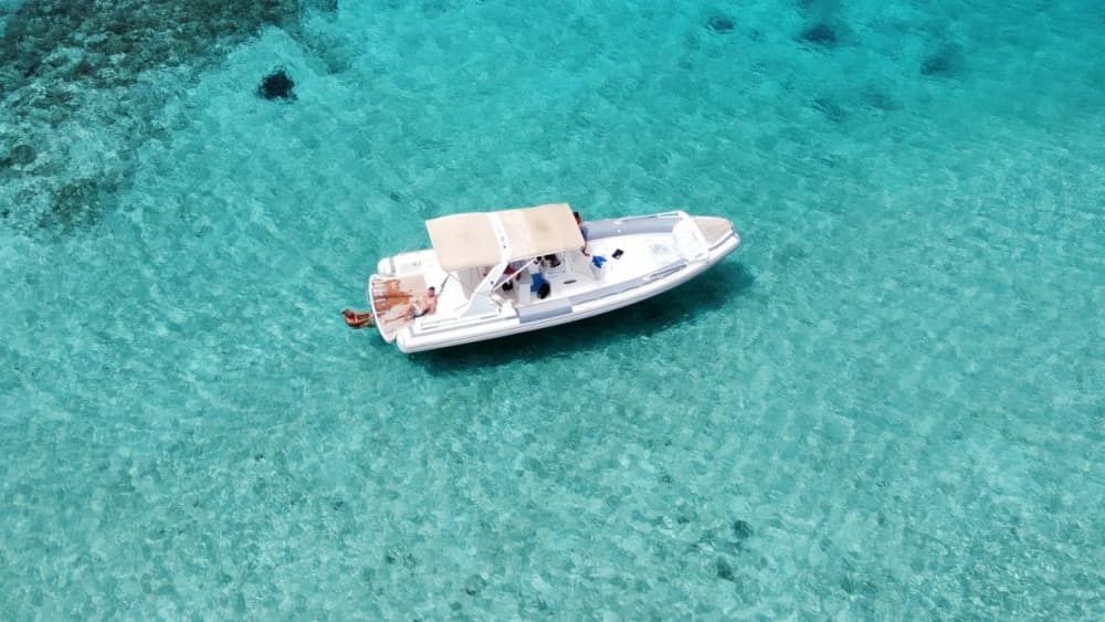 Spargi, Budelli, Santa Maria και Razzoli με λέμβο