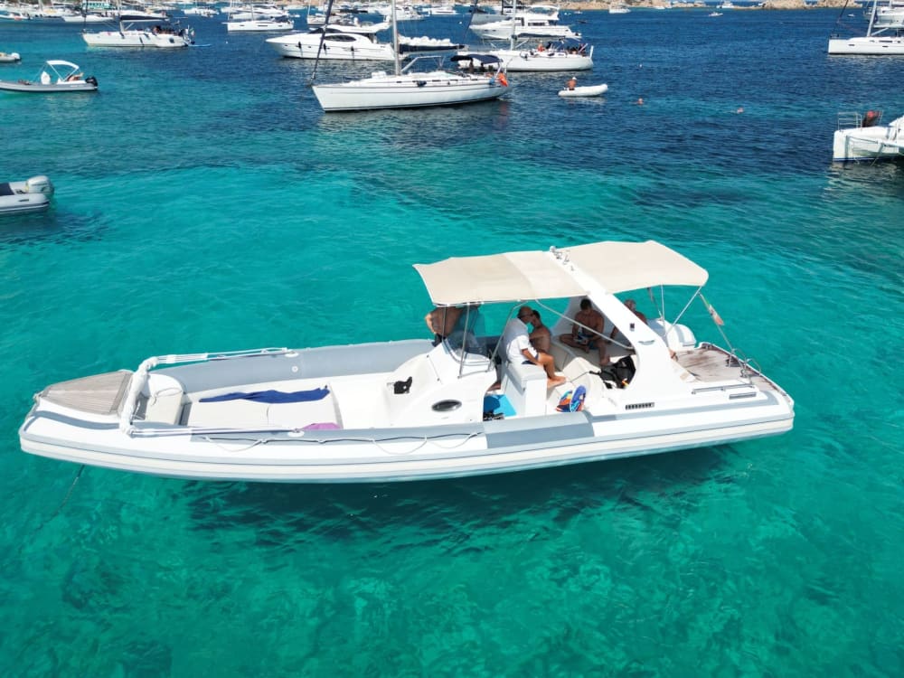 Spargi, Budelli, Santa Maria και Razzoli με λέμβο