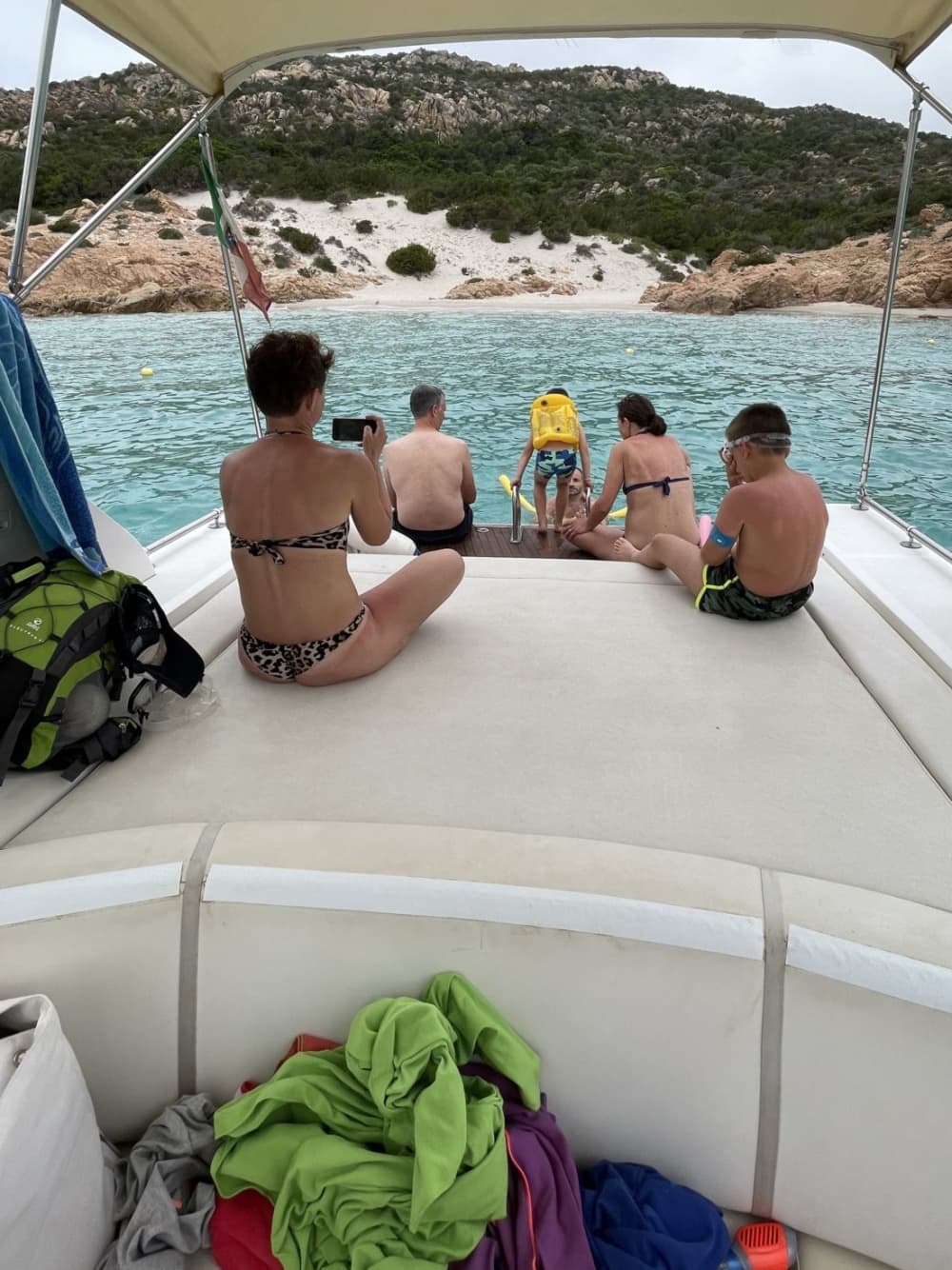 Spargi, Budelli, Santa Maria και Razzoli με λέμβο