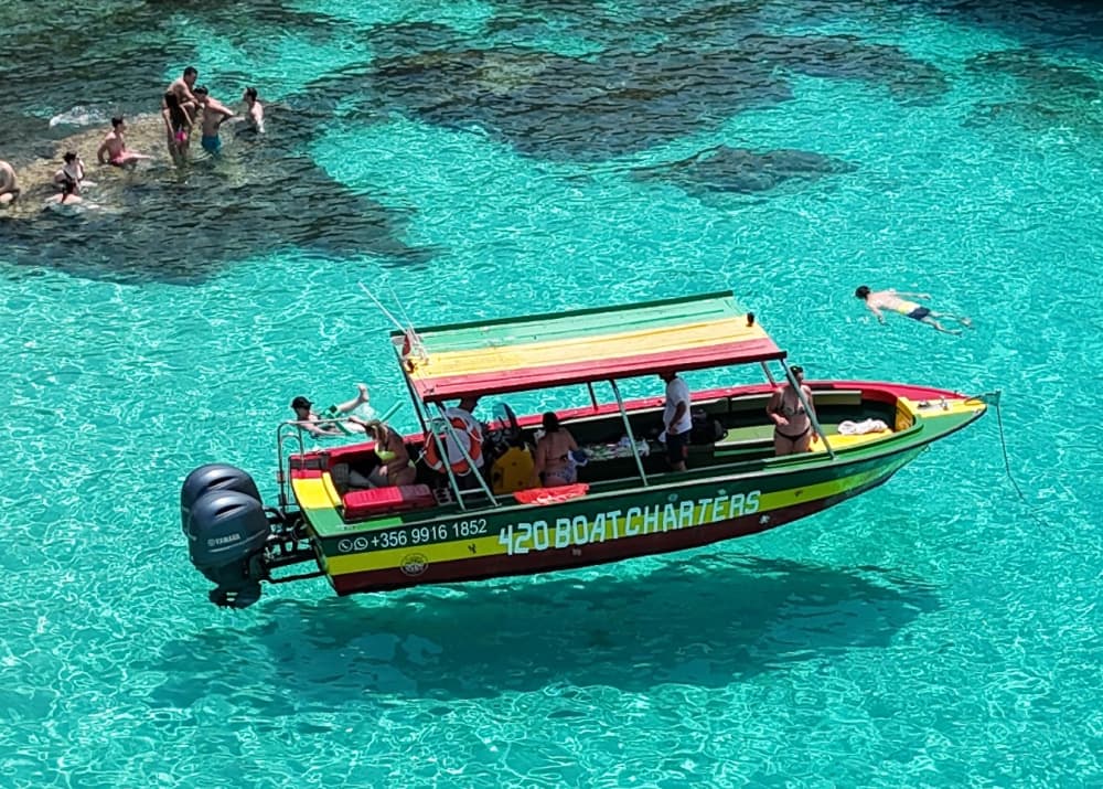 Private Malta Boat Charter with Snorkeling & Blue Lagoon – 2 Hours