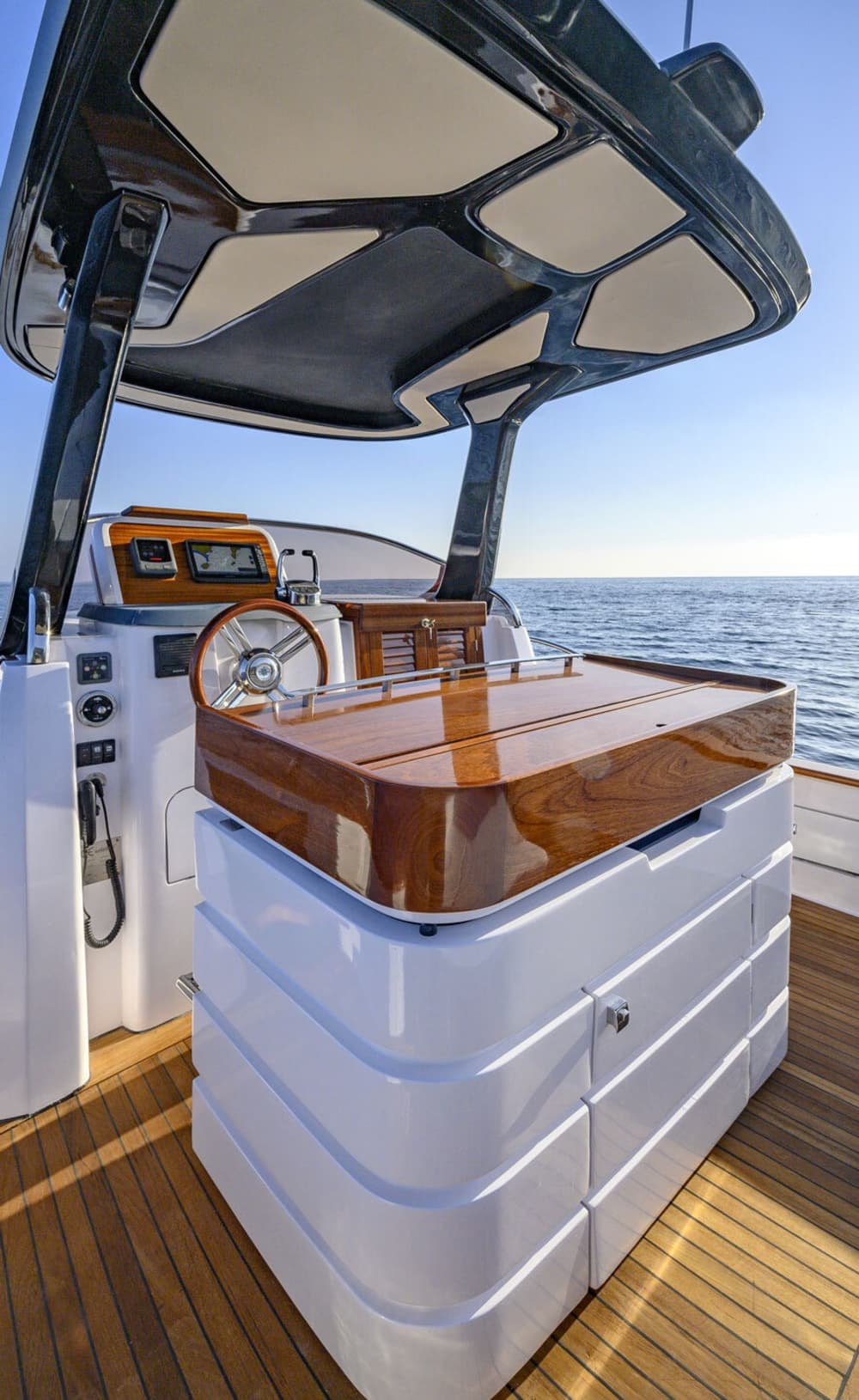 Sonnenuntergang auf einem Boot zwischen Sorrent und Capri