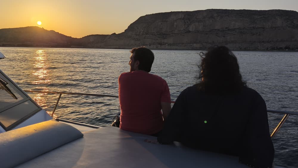 Smiling (4h). Atardecer por la bahia de Alicante