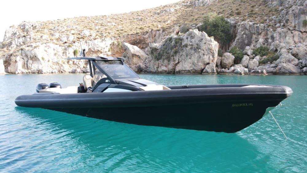 One day in Patmos on a motorboat