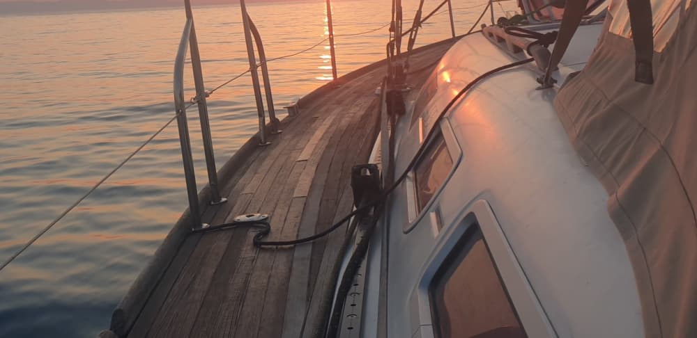 Sailing in the Gulf of Cagliari