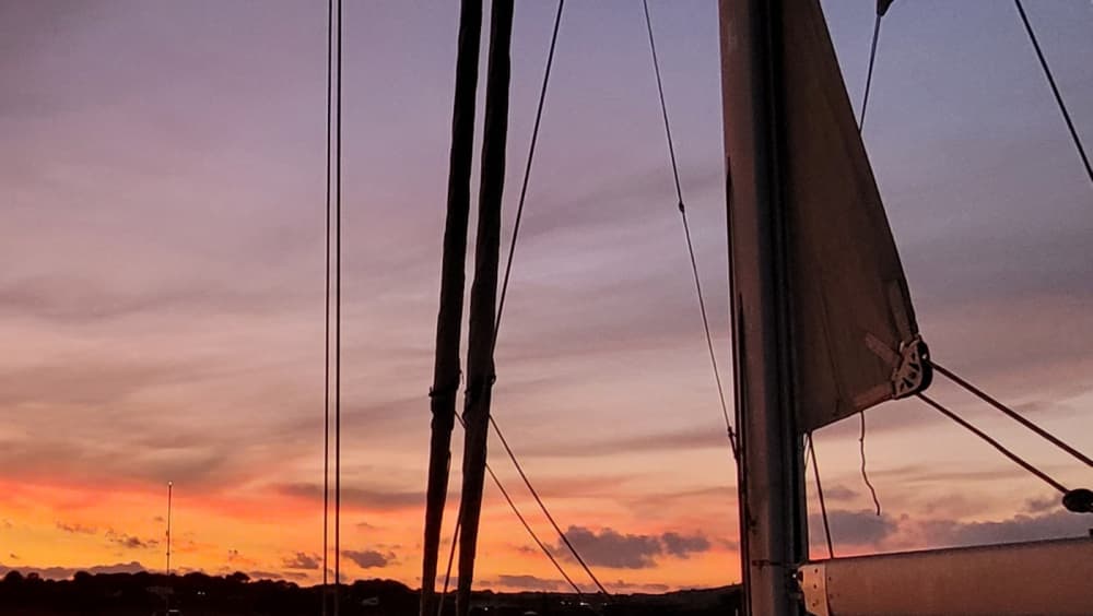 Sailing in the Gulf of Cagliari