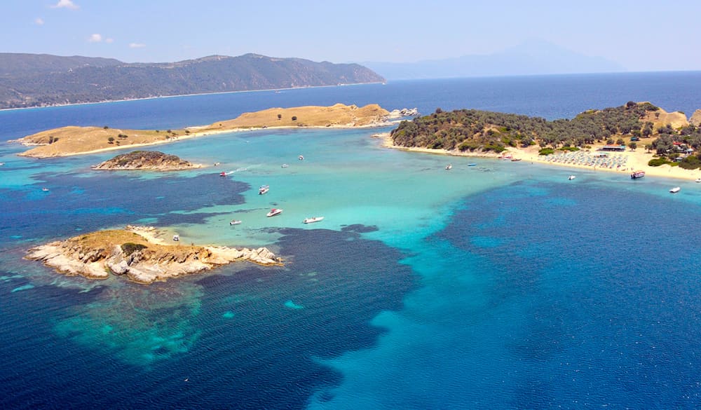 Aventure côtière épique : visite d'une journée complète du mont Athos, de la Riviera de Sithonie, de 9 monastères et de plages cachées