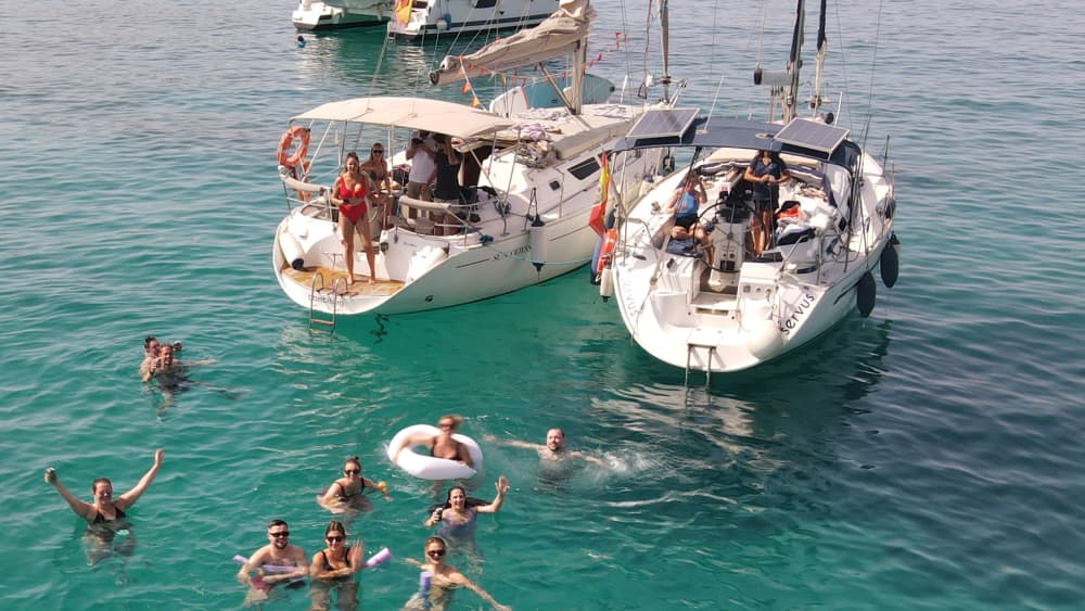 Excursion en voilier avec tapas pour grands groupes