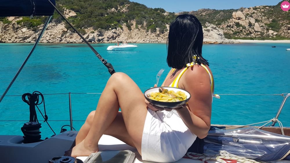 Full Day Catamaran from Cannigione: Nature, Sea and Wonder