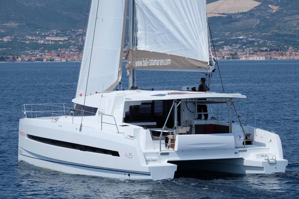 Luxe Full-Day Catamaran Cruise to Bali Bay — Departing Panormo (Crete)