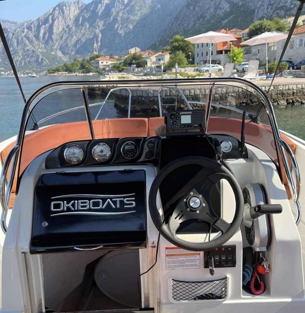 Discover Kotor on a full-day trip on a motorboat