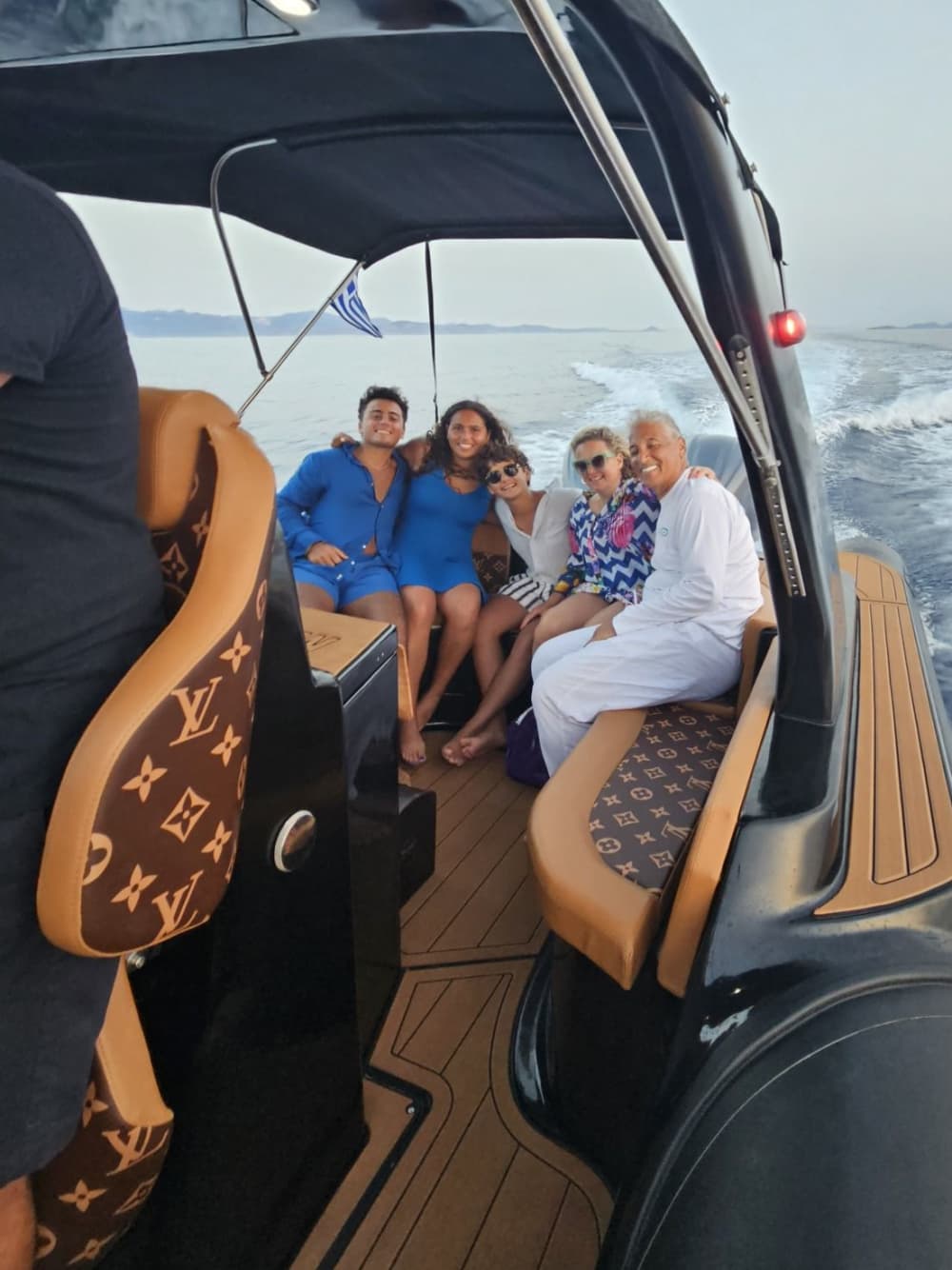 Louis Vuitton 12 m RIB – Mykonos Boat Charter & Private Daily Cruise