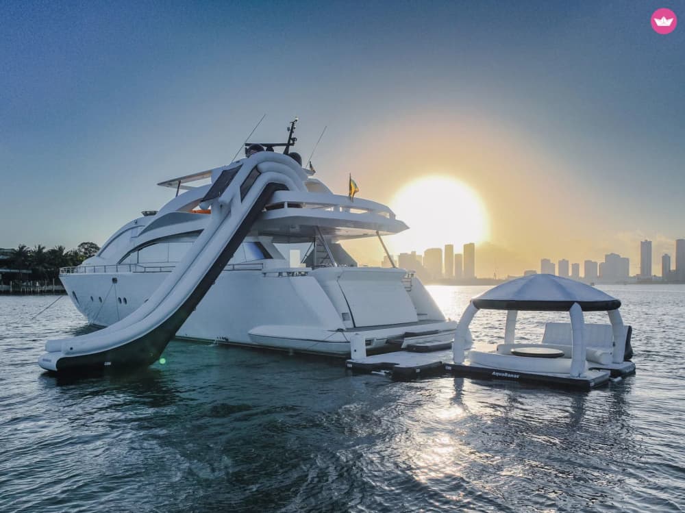 Medio día en las aguas de Isla Mujeres