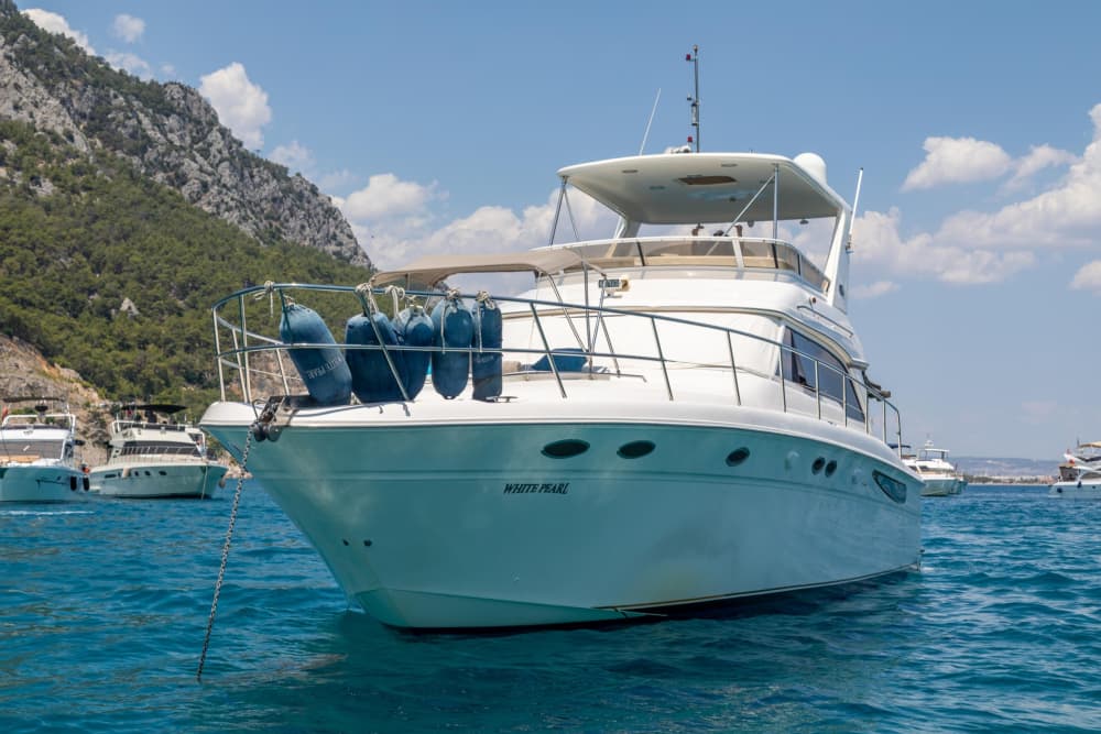 Profitez d'une journée complète sur un bateau à moteur à Antalya