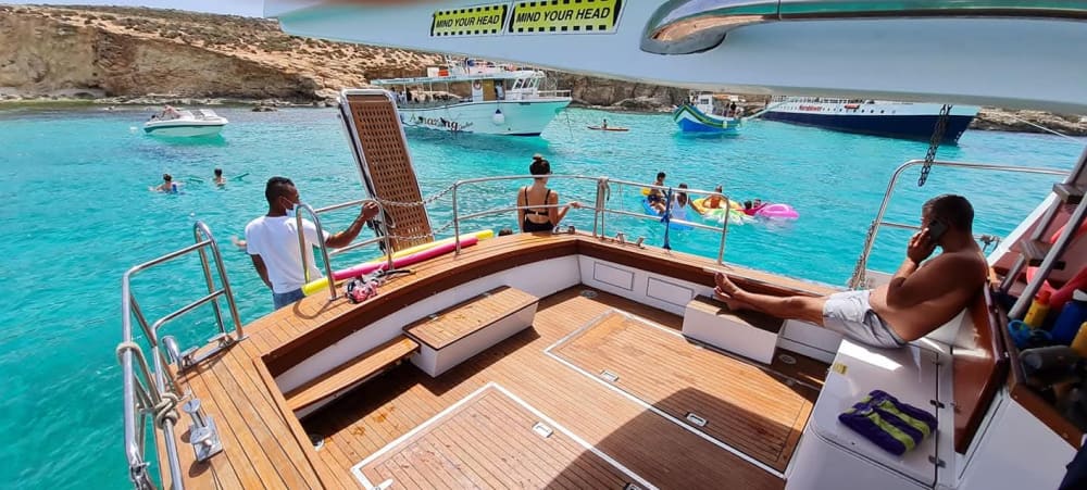 Excursion à Comino avec le Lagon Bleu et les Baies Cachées