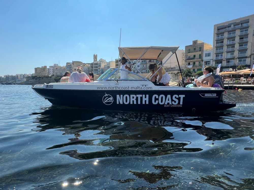 Experiência de barco particular de meio dia saindo da Baía de St. Paul – Descubra Comino do seu jeito