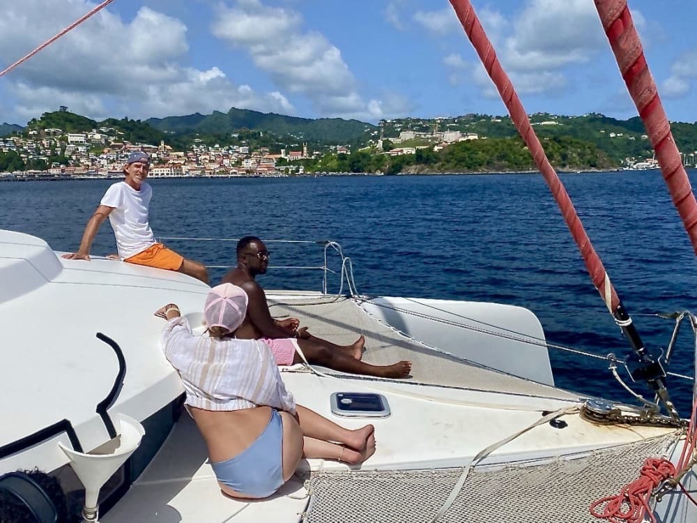 Discover Grenada on a full-day catamaran trip